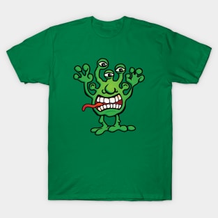 Cartoon Monster Alien T-Shirt